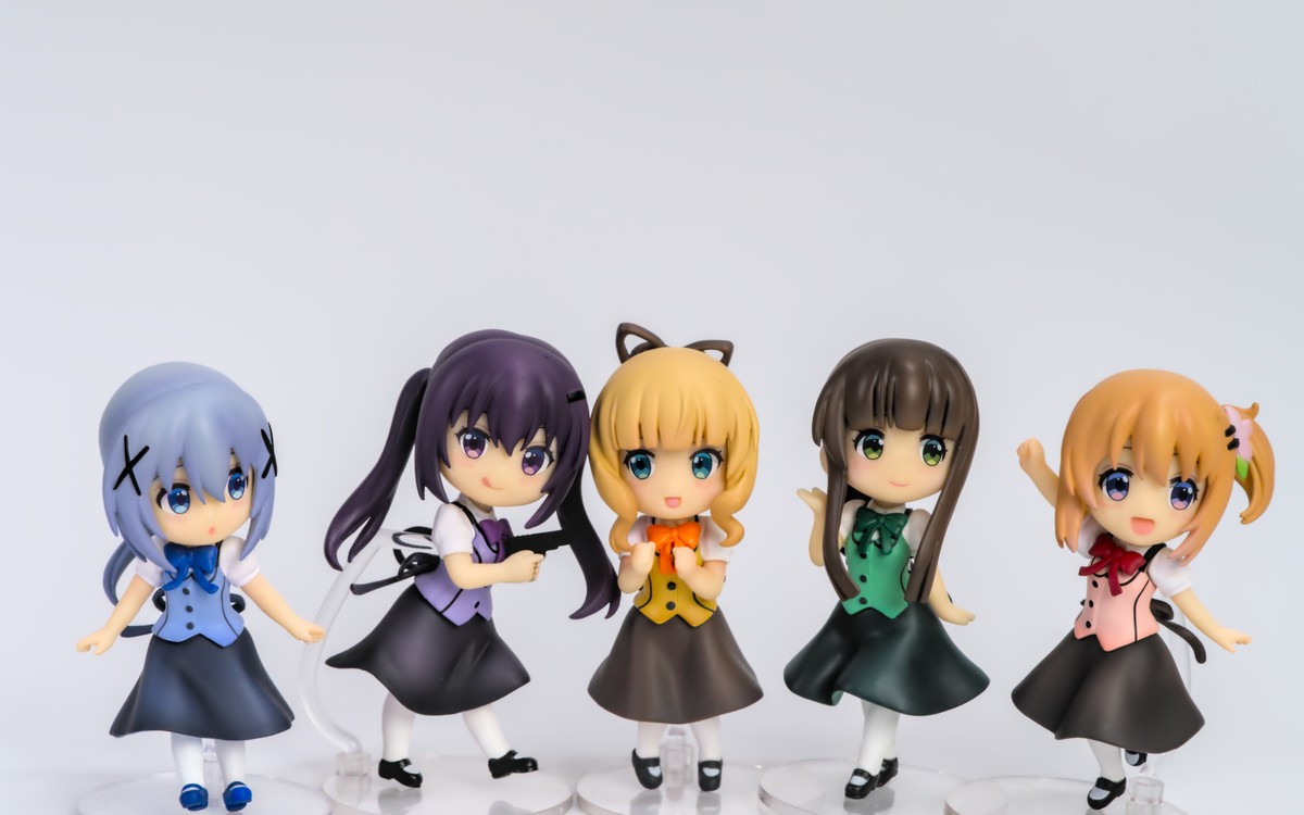 Chino, Rize, Syaro, Chiya, Cocoa