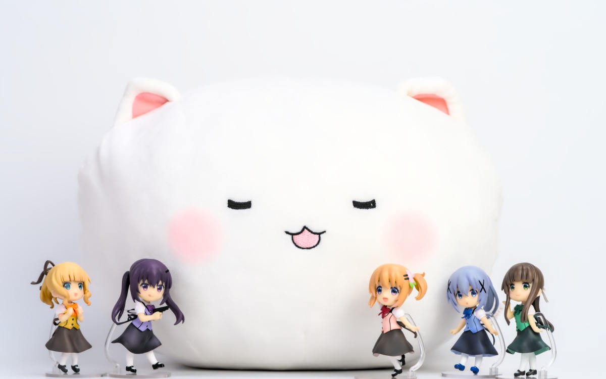 Tippy and Chino, Rize, Syaro, Chiya, Cocoa