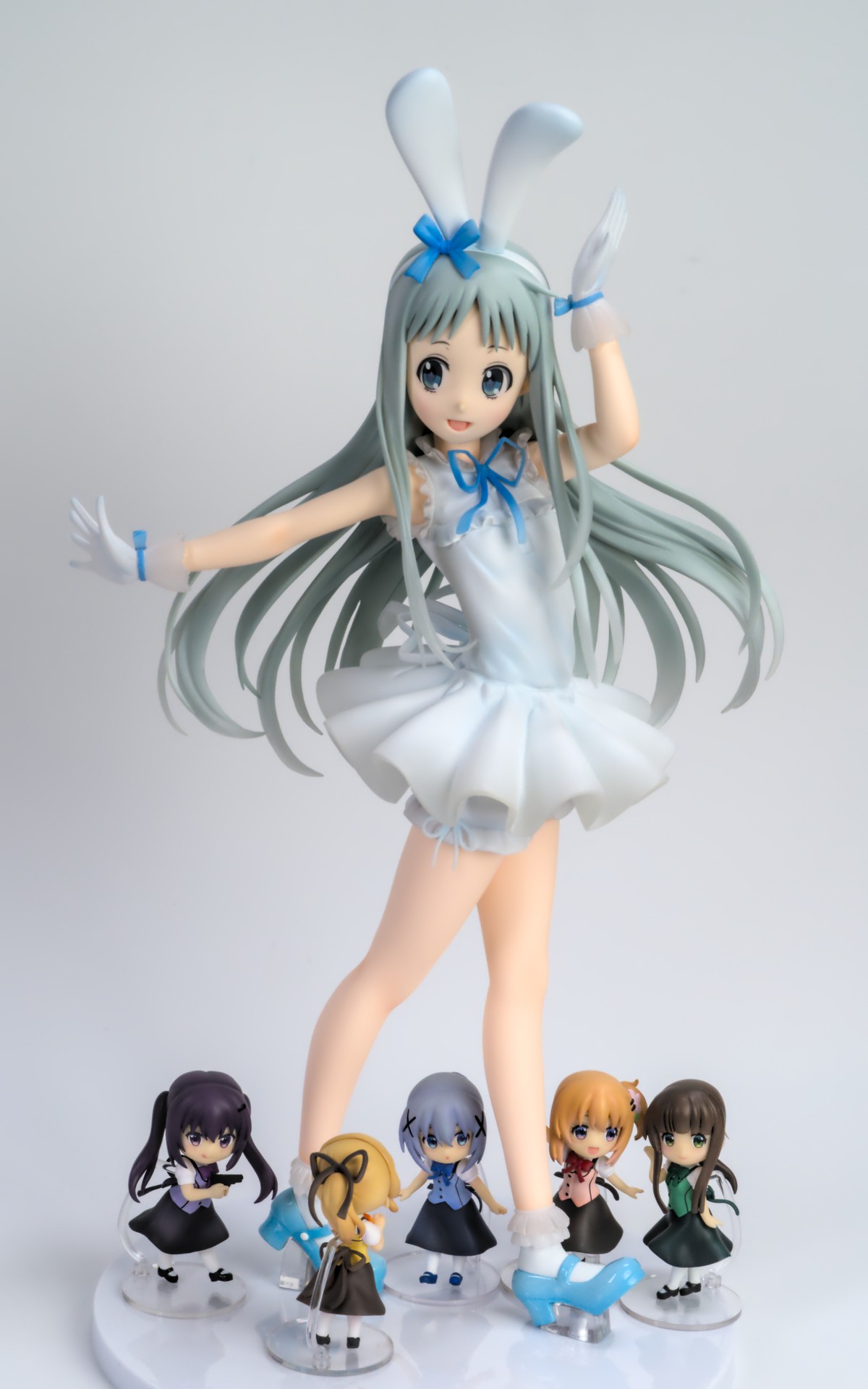 Menma and Chino, Rize, Syaro, Chiya, Cocoa